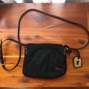 Dooney & Bourke black nylon crossbody
